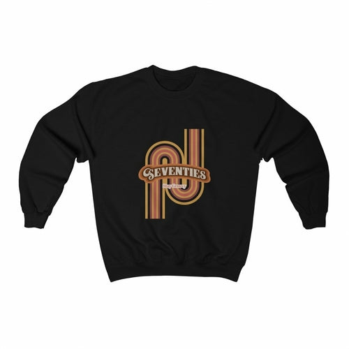 Womens Retro 70's Crewneck Sweatshirt
