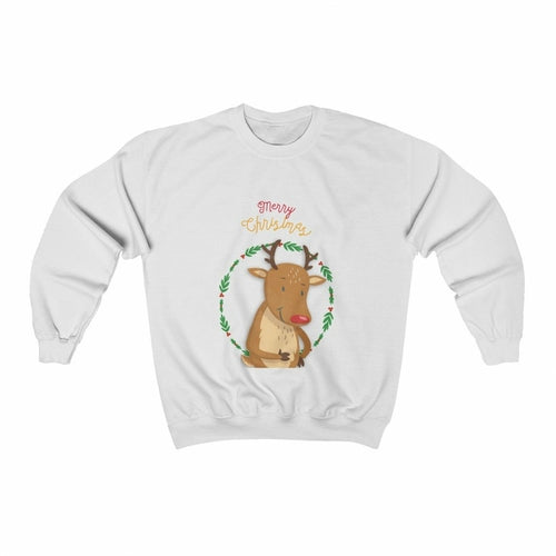 Reindeer Christmas Sweatshirt - Women's Festive