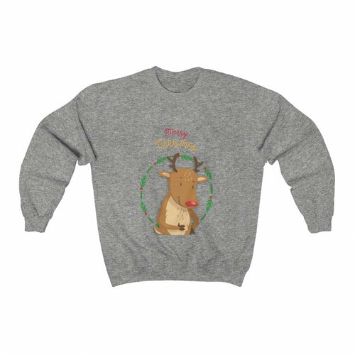 Reindeer Christmas Sweatshirt - Women's Festive