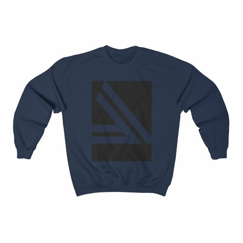 Double Slanted Logo Crewneck Sweatshirt - Men's Premium