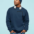 Angled Logo Comfortable Men's Sweatshirt