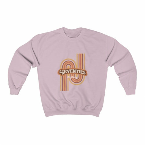 Womens Retro 70's Crewneck Sweatshirt