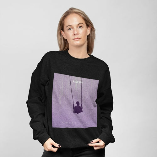 Purple Logo Women's Sweatshirt - Premium Crewneck