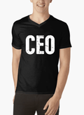 CEO V-Neck T-Shirt - Entrepreneur