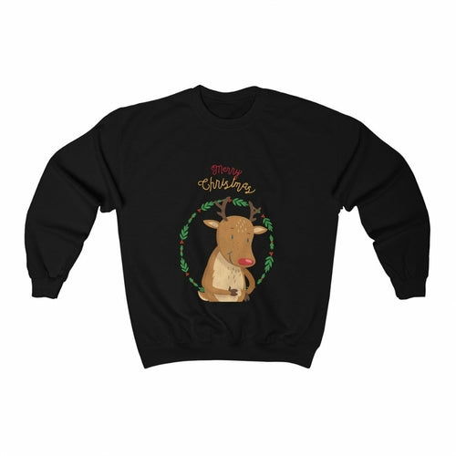Reindeer Christmas Sweatshirt - Women's Festive