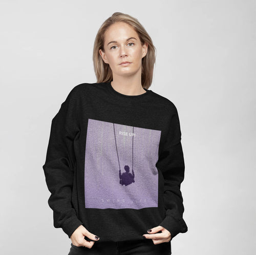 Purple Logo Women's Sweatshirt - Premium Crewneck