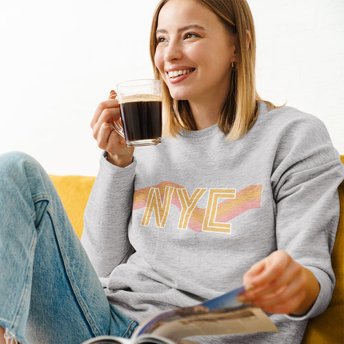 NYC Retro 70's Women's Vintage Sweatshirt