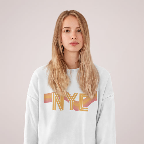 NYC Retro 70's Women's Vintage Sweatshirt
