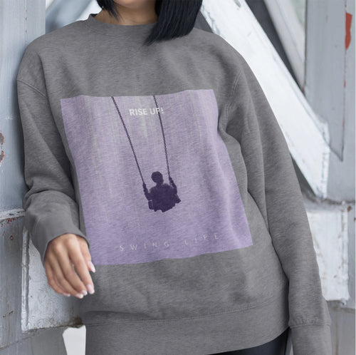 Purple Logo Women's Sweatshirt - Premium Crewneck