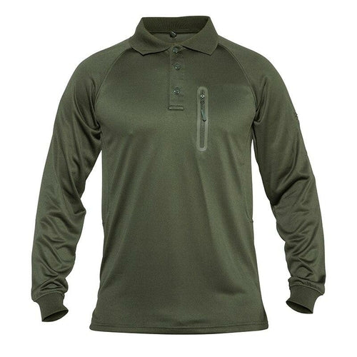 Camisa Polo Tactical Military - Manga Longa
